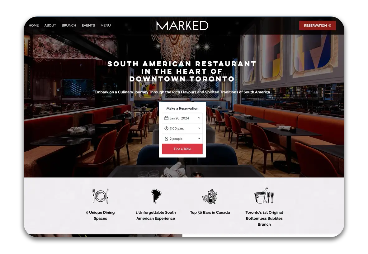 Web Development Restaurant
