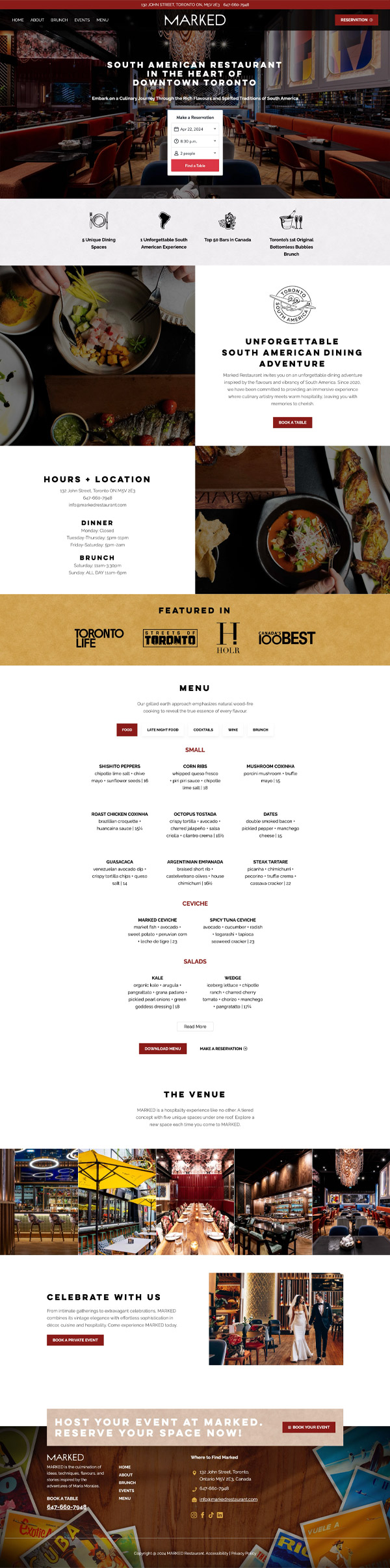Restaurant Web Design Web Development