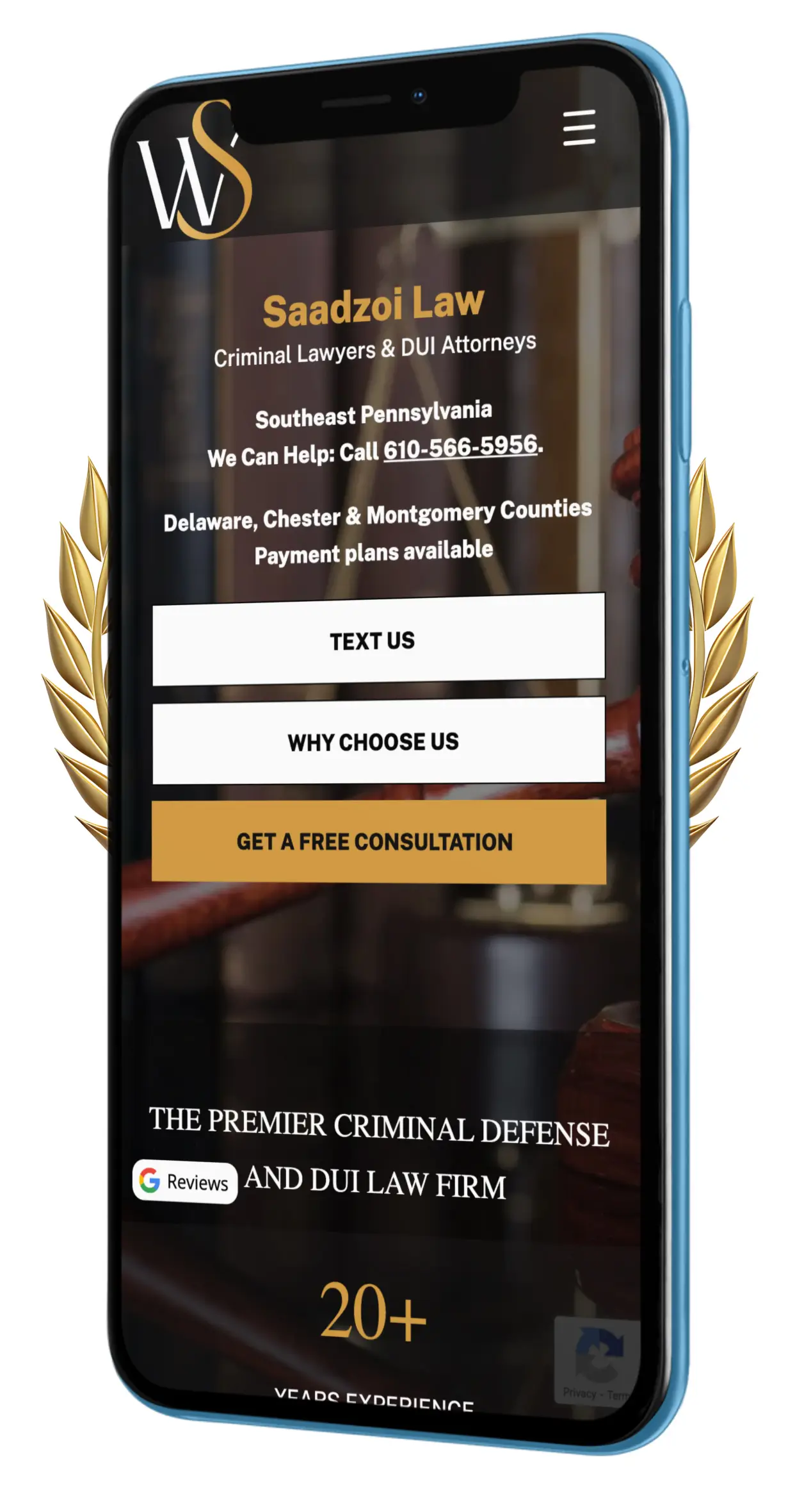 Mobile Law Firm Web Design Development