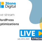 WordPress Optimizations Tips Livestream Card