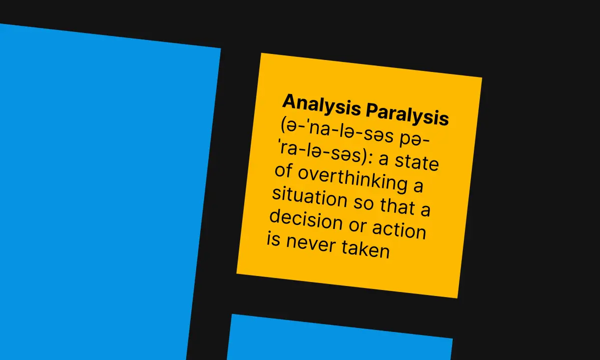 Website Framework Platform Analysis Paralysis