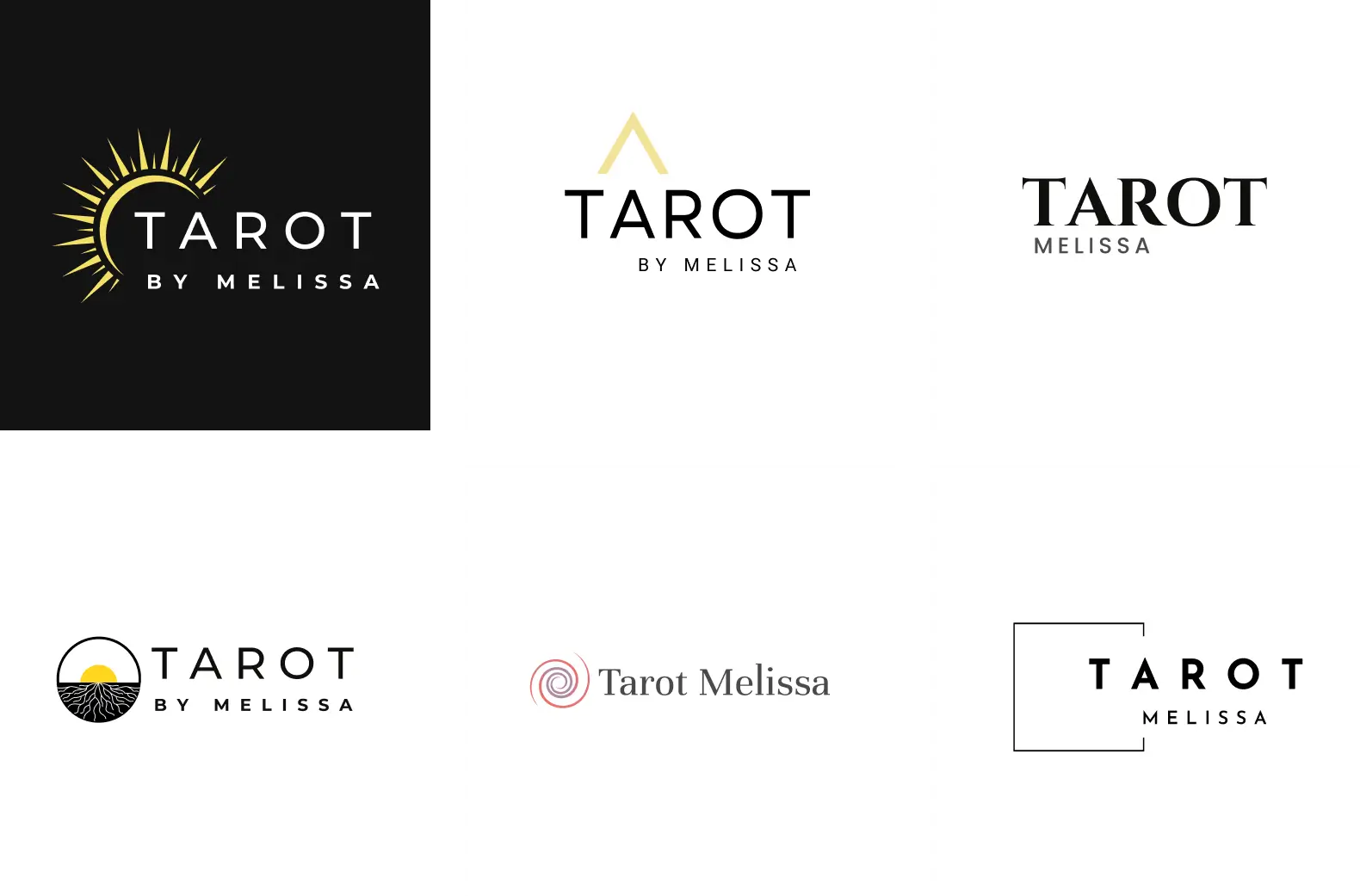 Tarot Reading Branding Logos